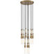 Louise 11 Light 15 inch Old Satin Brass Chandelier Ceiling Light